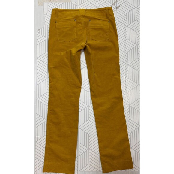 Kuhl Pants Womens 6 Corduroy Mustard Hiking Outdoor Low Rise Gorpcore z - Picture 3 of 13